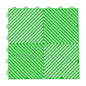 Garage Workshop Flooring Tiles With Open Grid Tiles