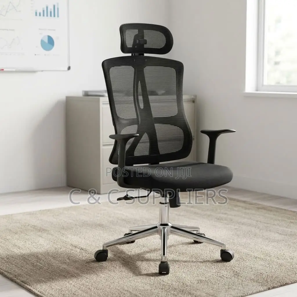 Reclining Ergonomic Mesh Task Chair.