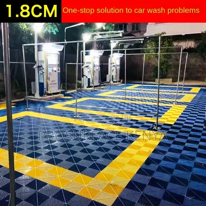 Rigid Garage Tiles for Auto Service Centres