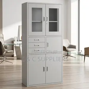 Steel Filing Cabinet With Drawers/Safe