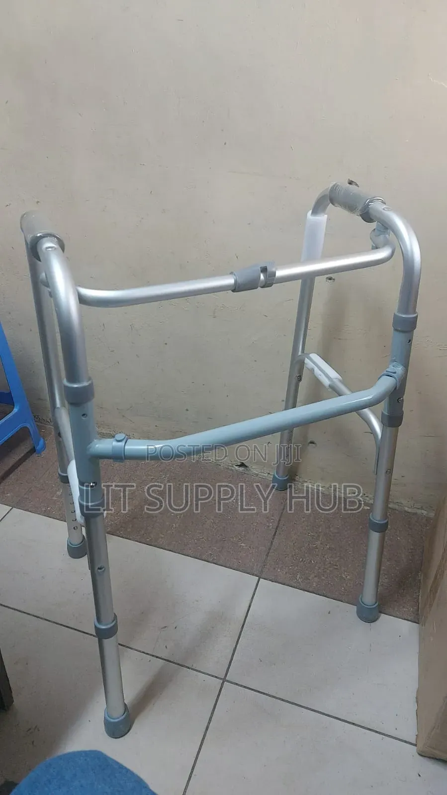 Medical Stability Walker With Foldable Frame and Adjustable Height