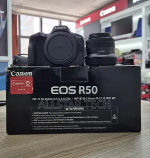 Canon EOS R50 Mirrorless Camera With 18-45mm(Black) 4k Camera