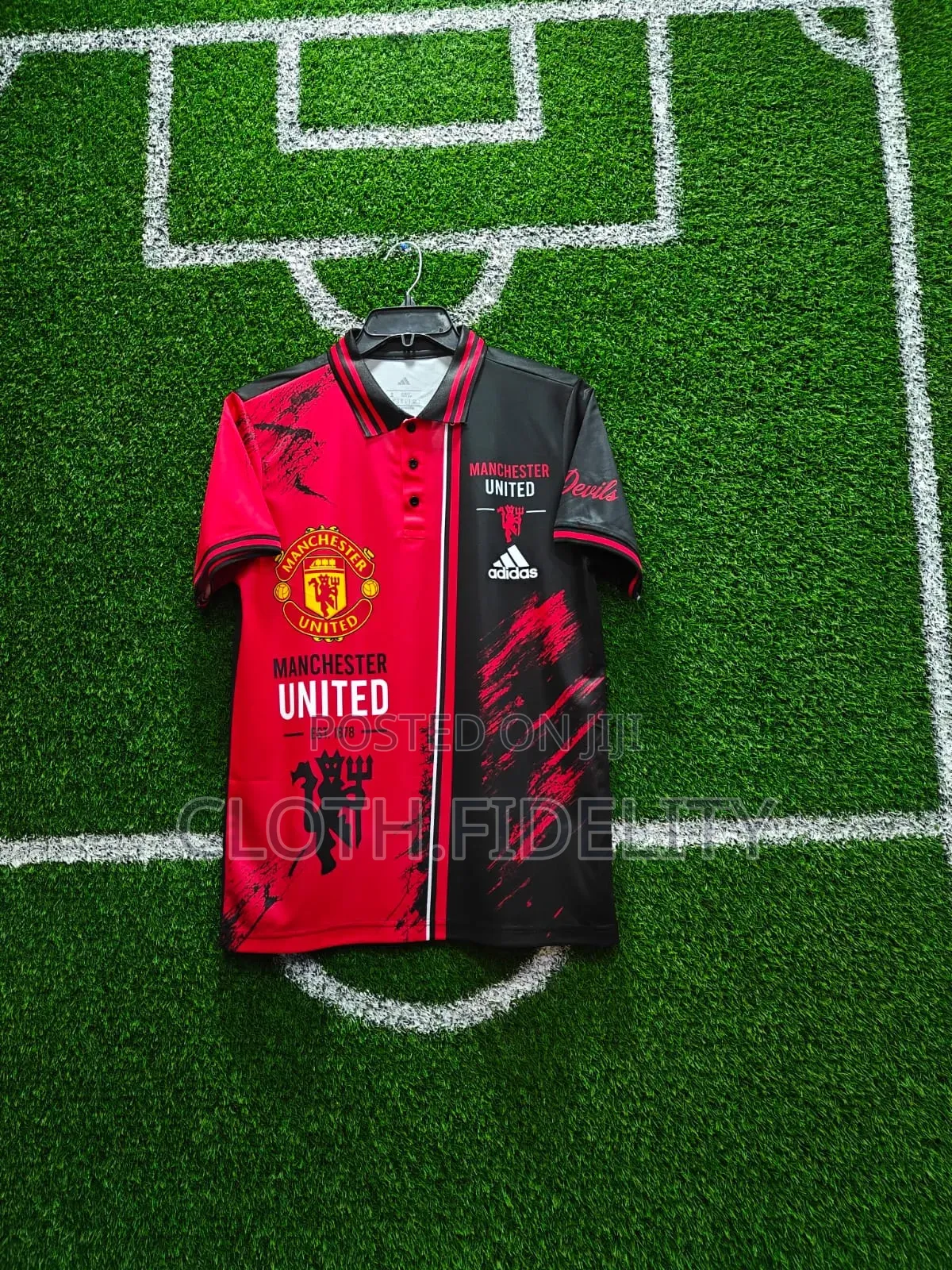 Manchester United 90s Concept Polo Jersey.