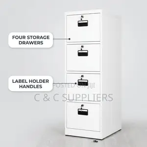 4-Drawer Filling Cabinet With Each Key