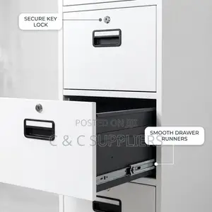 4-Drawer Filling Cabinet With Each Key