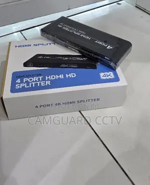 4Port HDMISplitter 4K 1 Input 4 Output Support Dual Monitor Multiplier