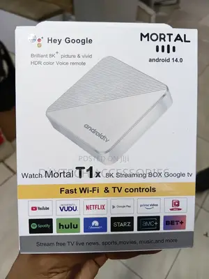 MORTAL T1X 8K Android Streaming Box (16 GB, Quad Core)
