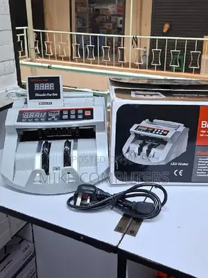 Portable Banknote Counter With UV LED Detection for Business