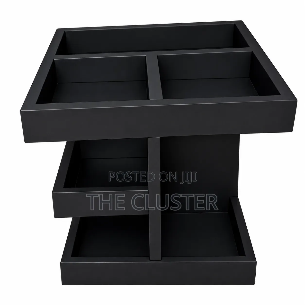 *3-Tier Rotating Wooden Makeup/Cosmetics/Perfume Organizer