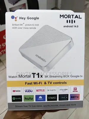 T1X Smart TV Box Android 14 Allwinner H313 - White
