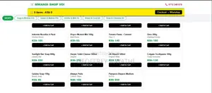Professional Shop Website With Products + Mpesa + Google Map Live Demo