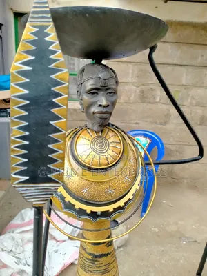 Elegant Maasai Metal Sculpture