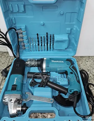 Electric Power Tool Combo Kit(impact Drill,grinder,bit,grinding Disc)