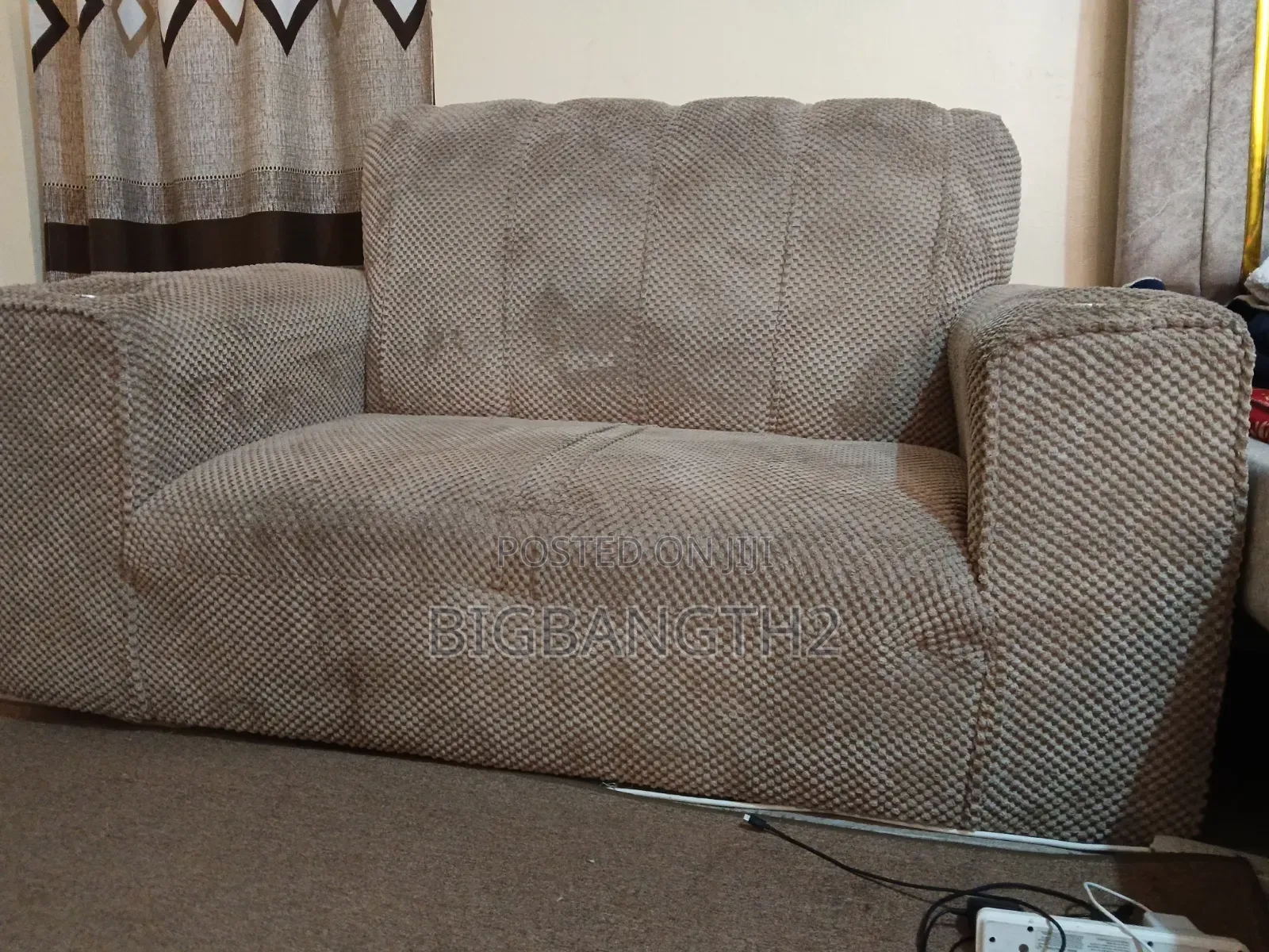 Two Seater With a Spring Cushion