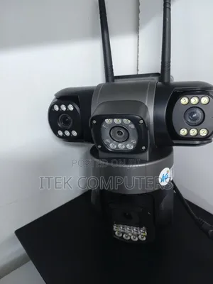 4G Triple Lens Camera for Parking Lot Security and Monitoring