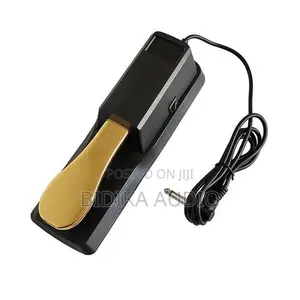 Black Premium Quality Keyboard Sustain Pedal - Piano Style