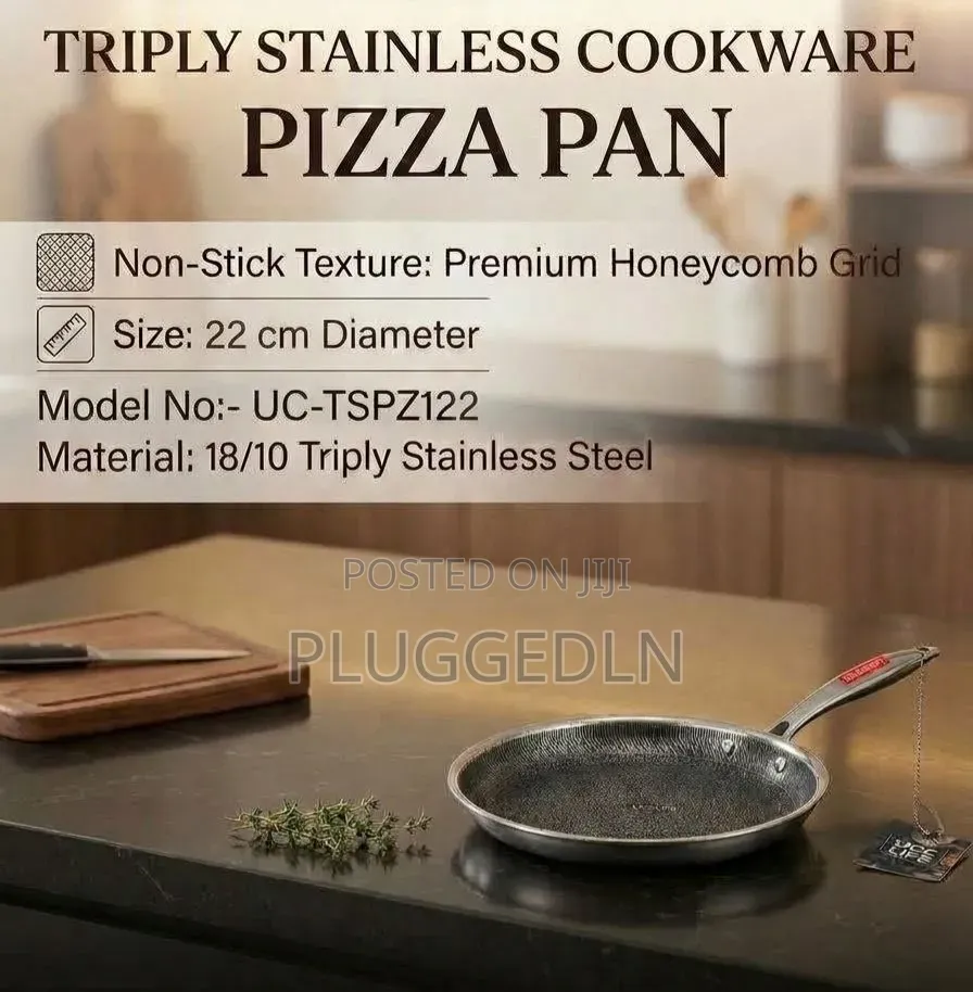 Redberry Triply Stainless Steel Pizza Pan