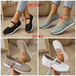 Comfortable Ladies Flat Shoes With Rubber Sole