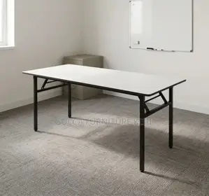 White Multipurpose Foldable 1200mm Custom Table