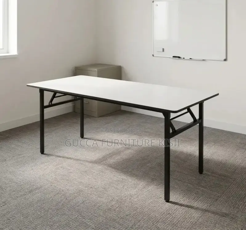 White Multipurpose Foldable 1200mm Custom Table