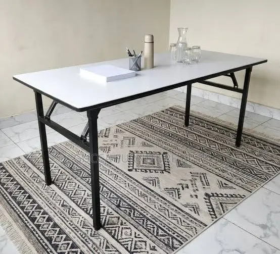 White Multipurpose Foldable 1200mm Custom Table