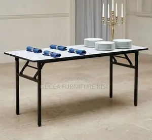 White Multipurpose Foldable 1200mm Custom Table
