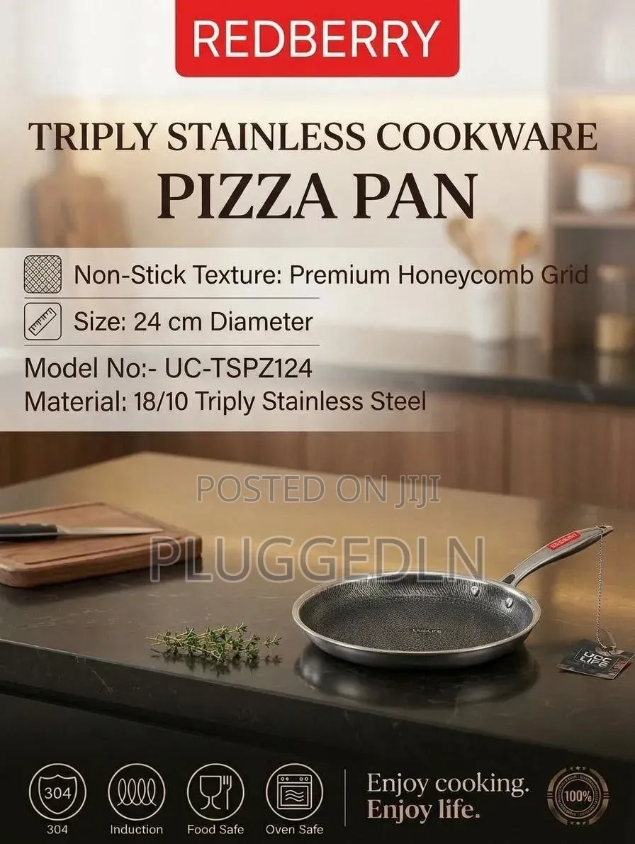 HoneyComb 24CM Stainless Steel Pizza Pan