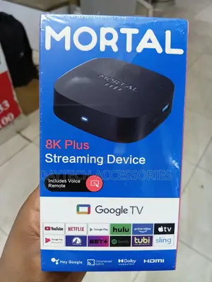 Mortal T1+ 8K Plus Streaming Device Android TV Box.