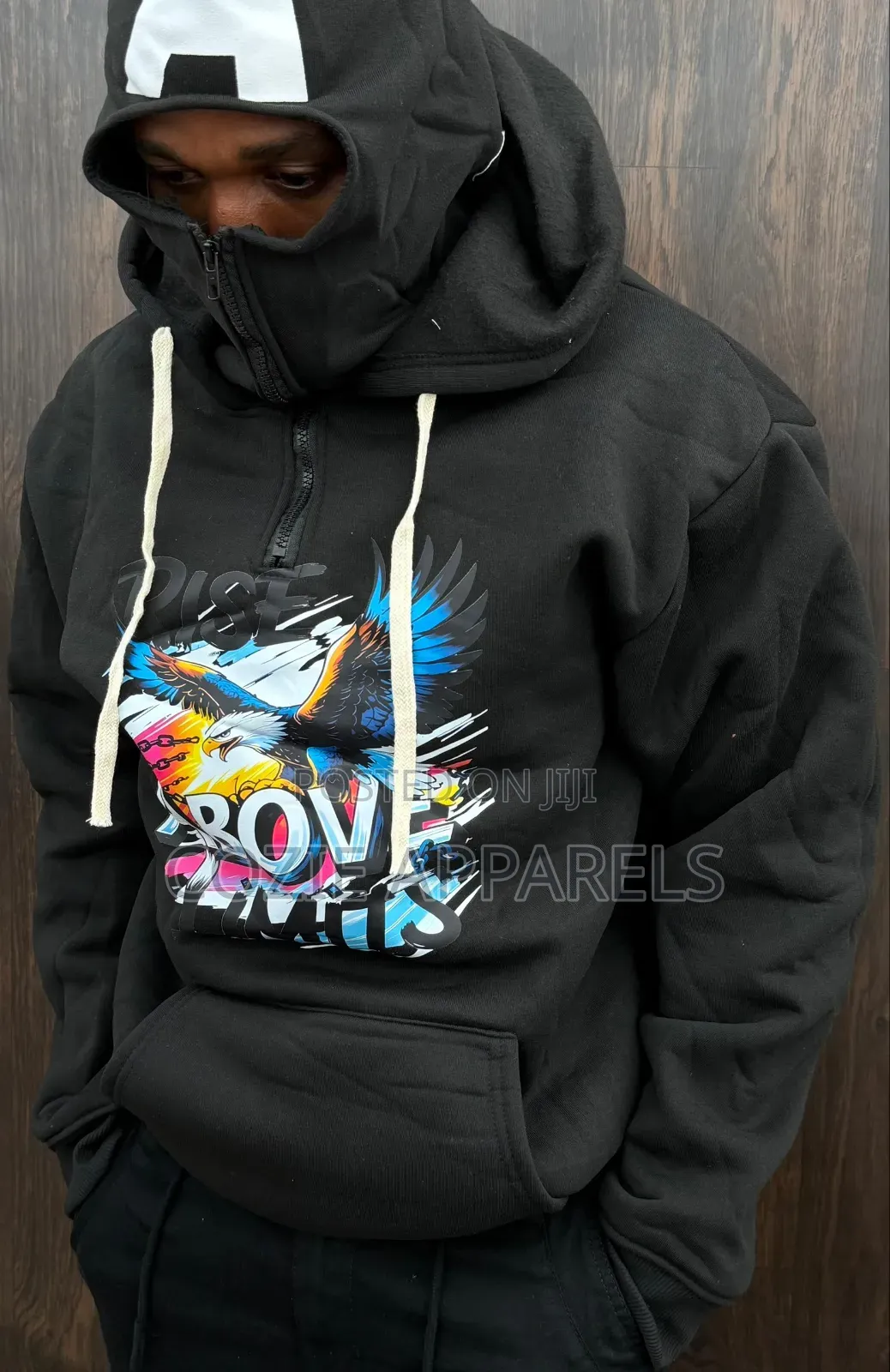 Balaclava Half-Zip Hoodies