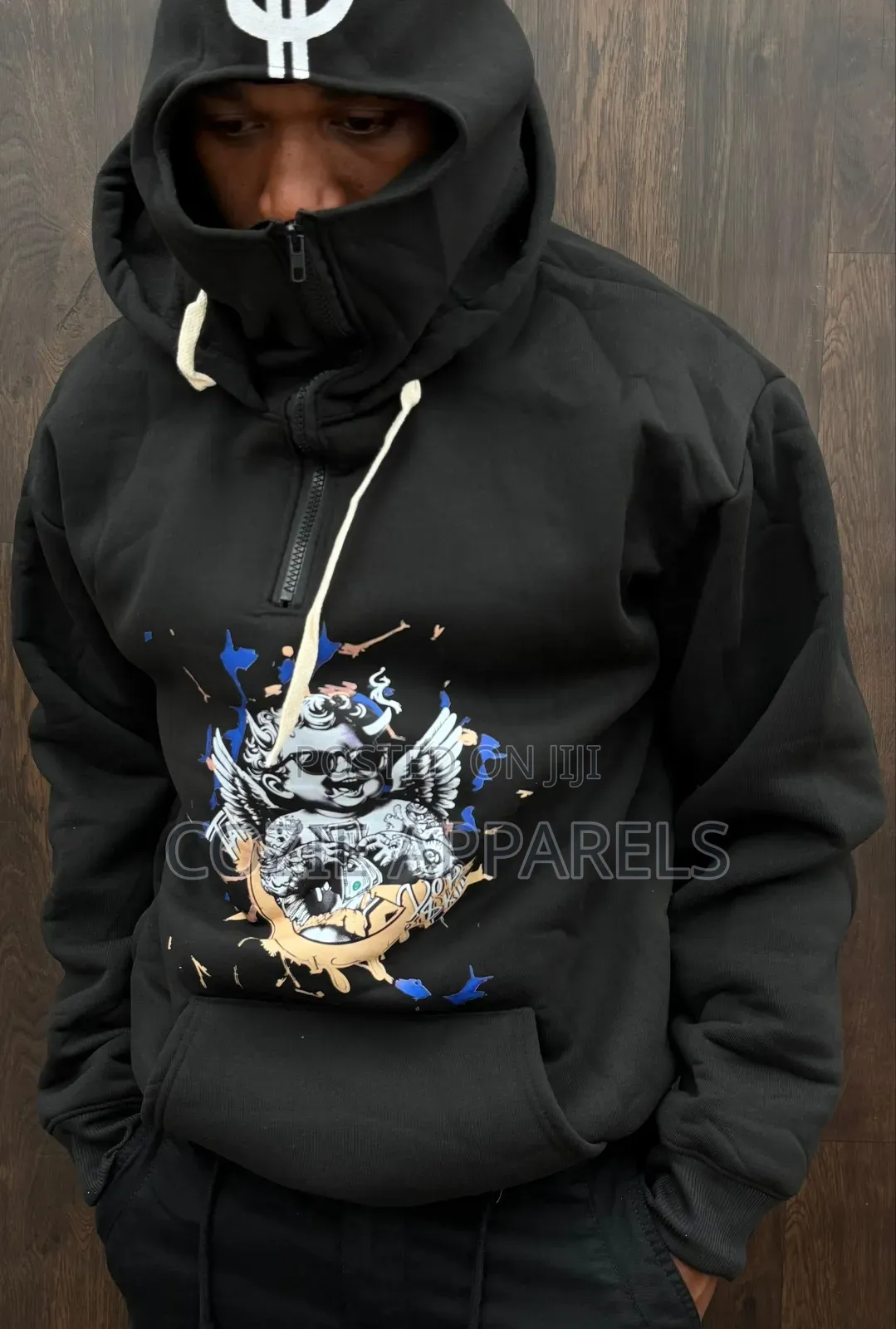 Balaclava Half-Zip Hoodies
