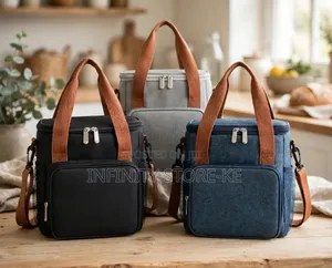 Insulated Lunch Bag With Shoulder Straps