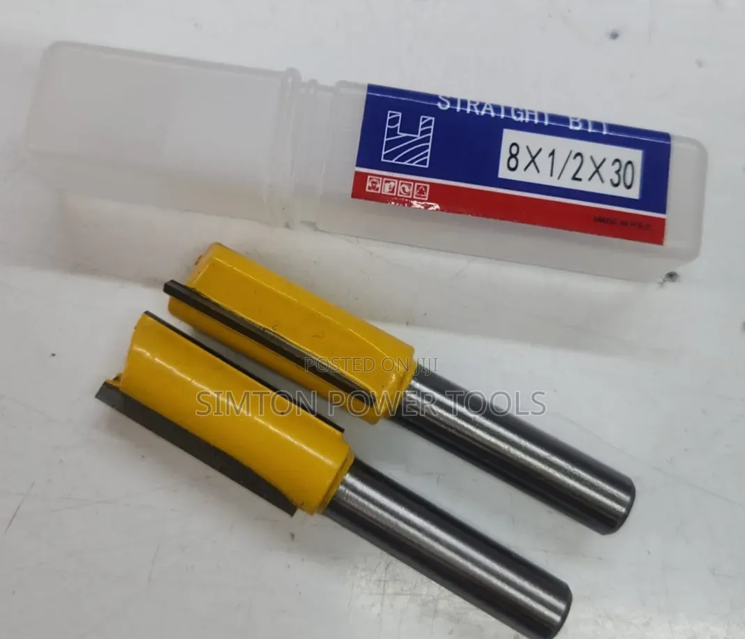 Straight Router Bit Set (8mm Shank)