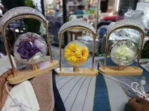 Decorative Functionable Light With a Flowered Bulb