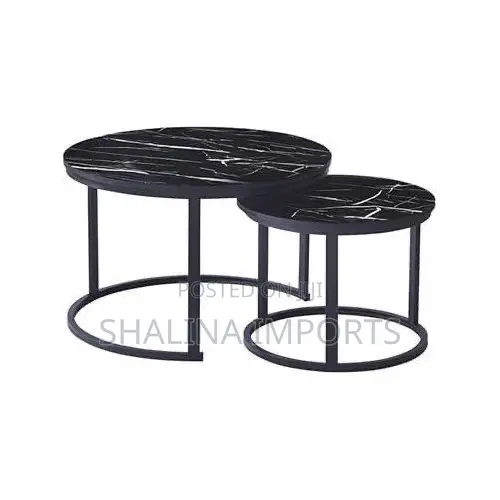 MDF Nesting Coffee Table – Black Finish