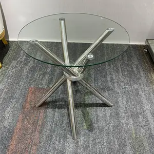 Nordic Round Glass Dining Table