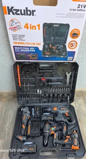Kzubr 4in1 Cordless Drill Kit/ Kzubr Rechargeable 4in1 Combo Kit