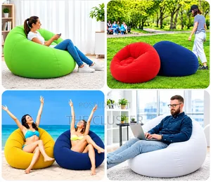 Inflatable Lazy Sofa With a Pump