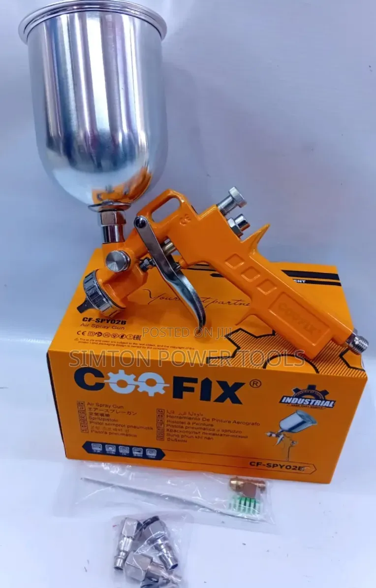 COOFIX CF-SPY02B Gravity Feed Air Spray Gun.