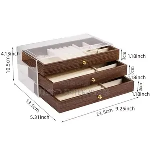 Multifunctional Transparent Jewelry Box