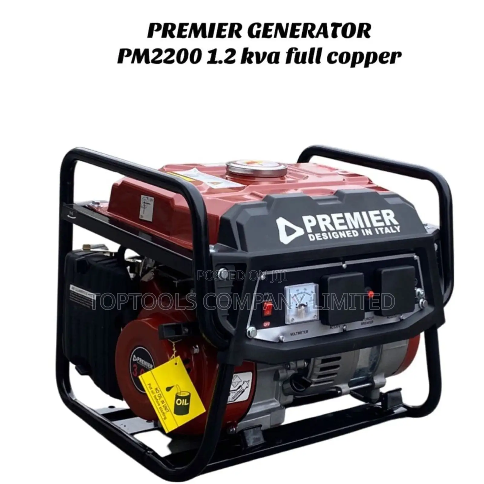 Premier Petrol Generator 1.2kva Full Copper
