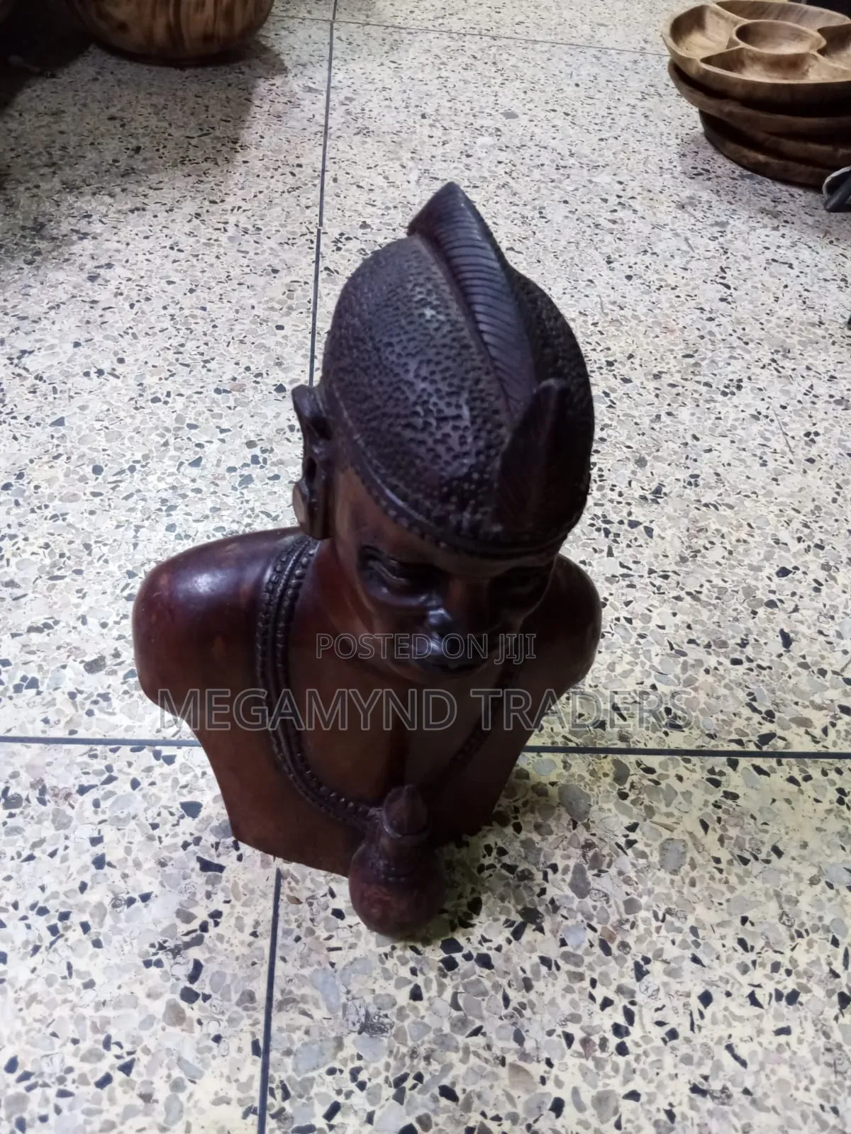 Hand Carved Wood African Man / African Wood Carving