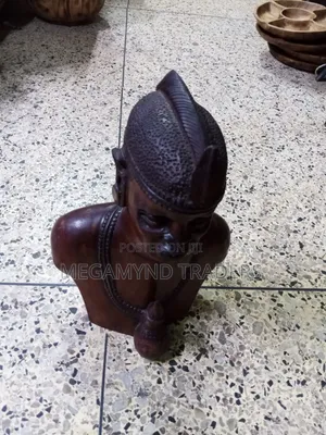 Hand Carved Wood African Man / African Wood Carving