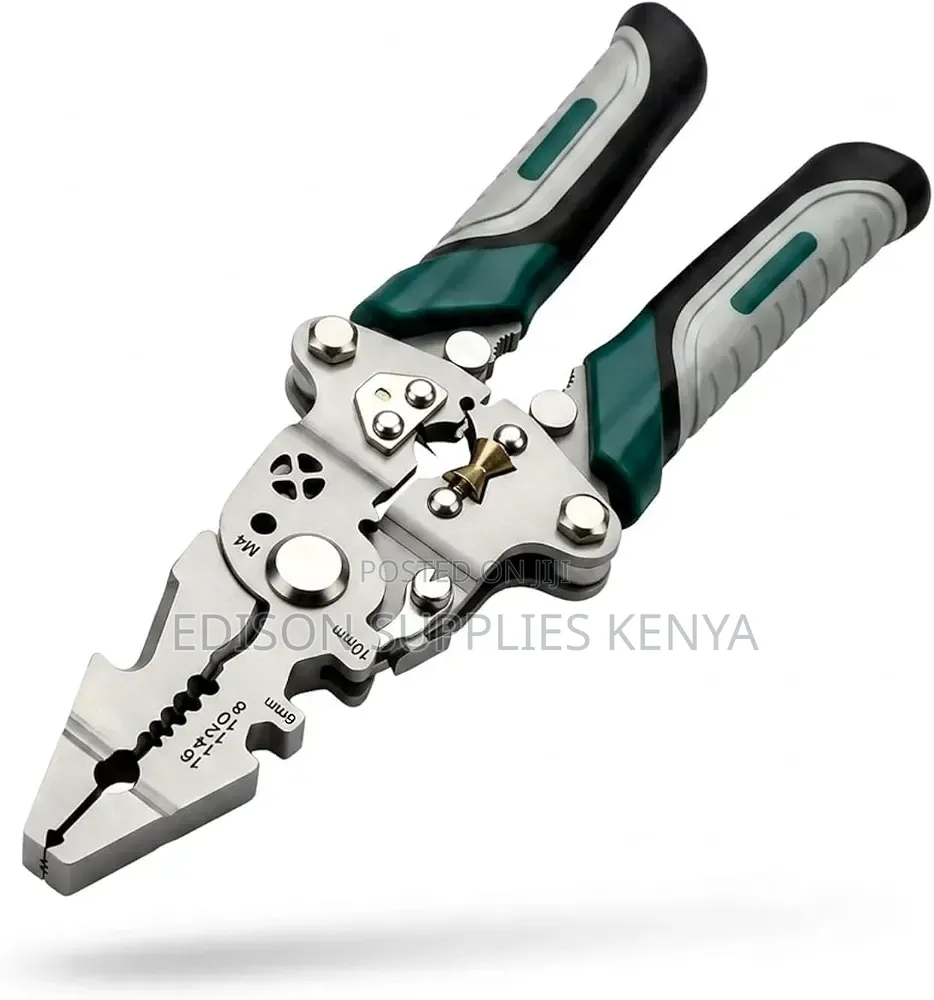 OUSHIDA Multifunctional Wire Stripper Pliers 8", Crimper, Shearing