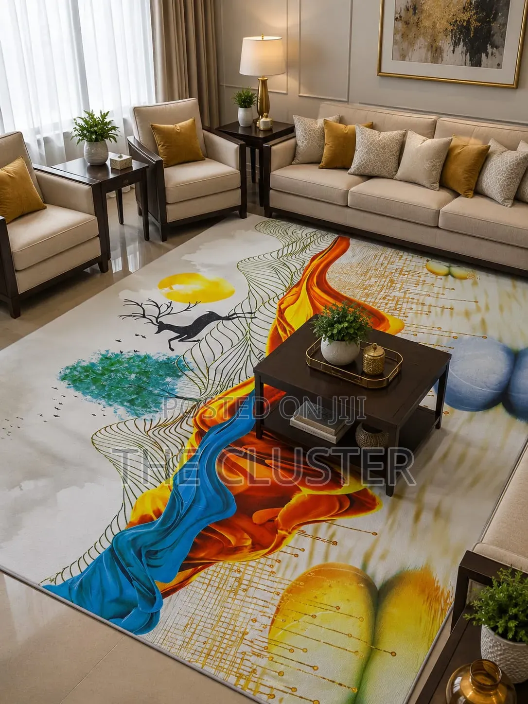 Heavy 3D Carpets Made From High-Quality Material