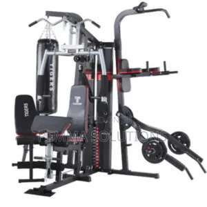 4 Station MultiGym Equipment With Shoulder Press.