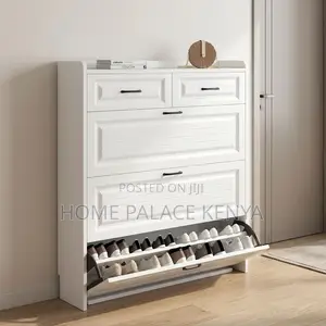 Shoe Rack With Flip Drawers for Organized Entryways