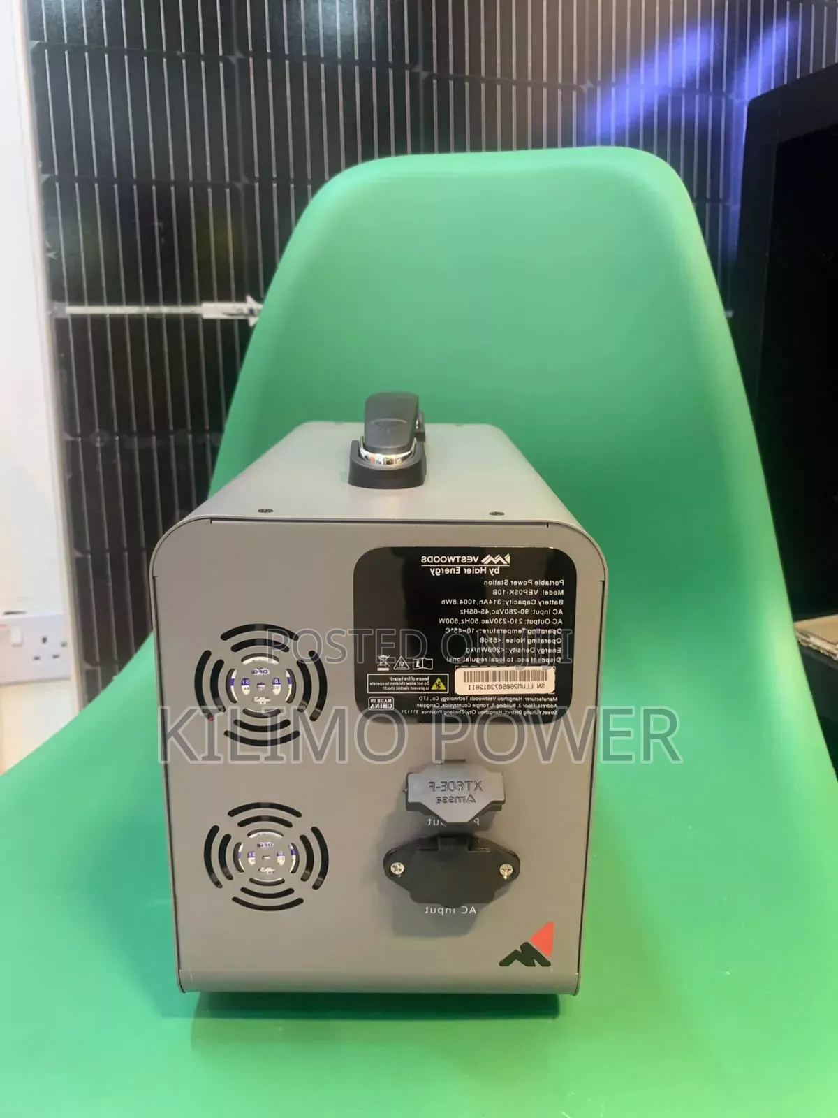 Vestwood 1000Wh Solar Battery for Backup System