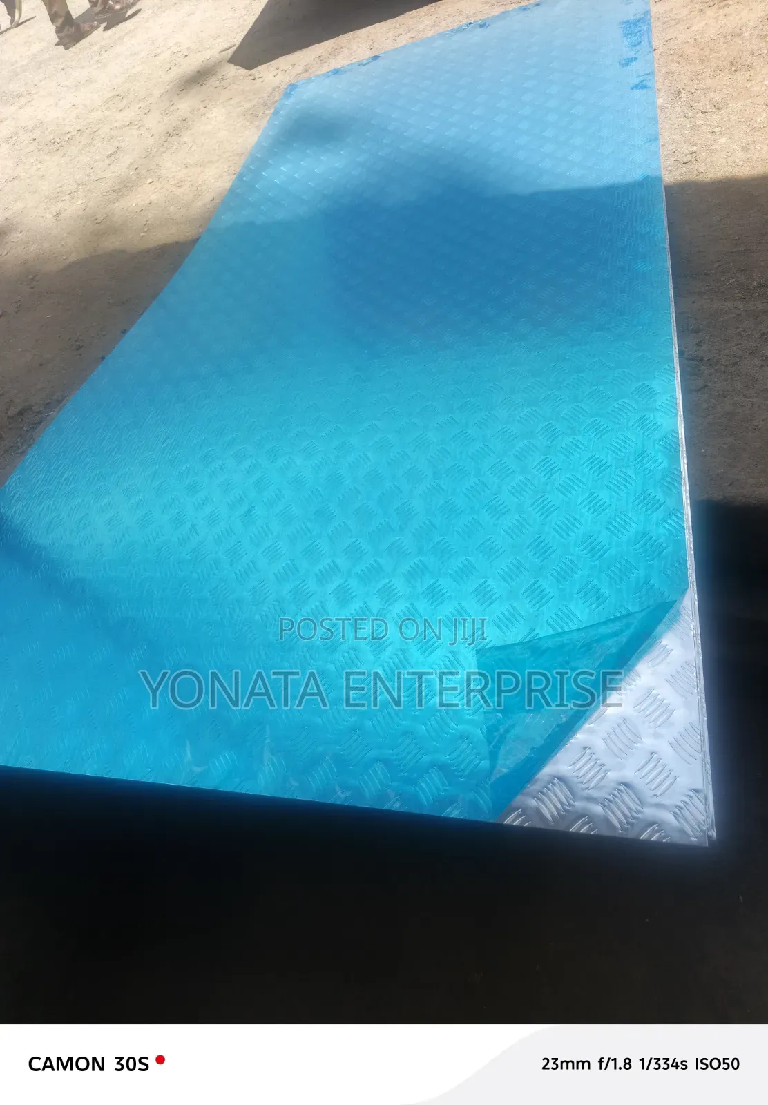 Aluminum Chequred Plate 1mm 8ft by 4ft
