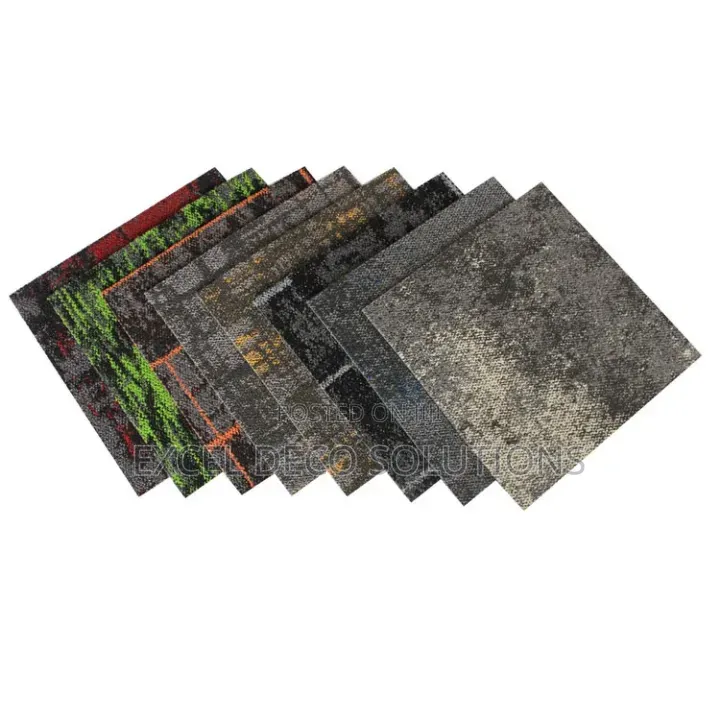 Heavy Carpet Tiles in Bold Colours