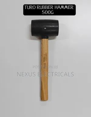 Rubber Mallet 500g With Wooden Handles